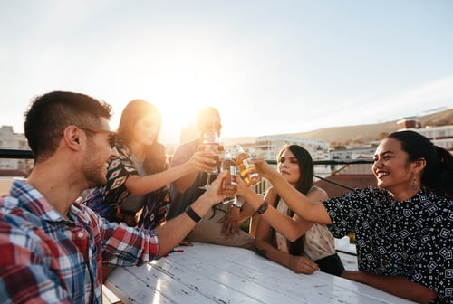 Terraza para socializar